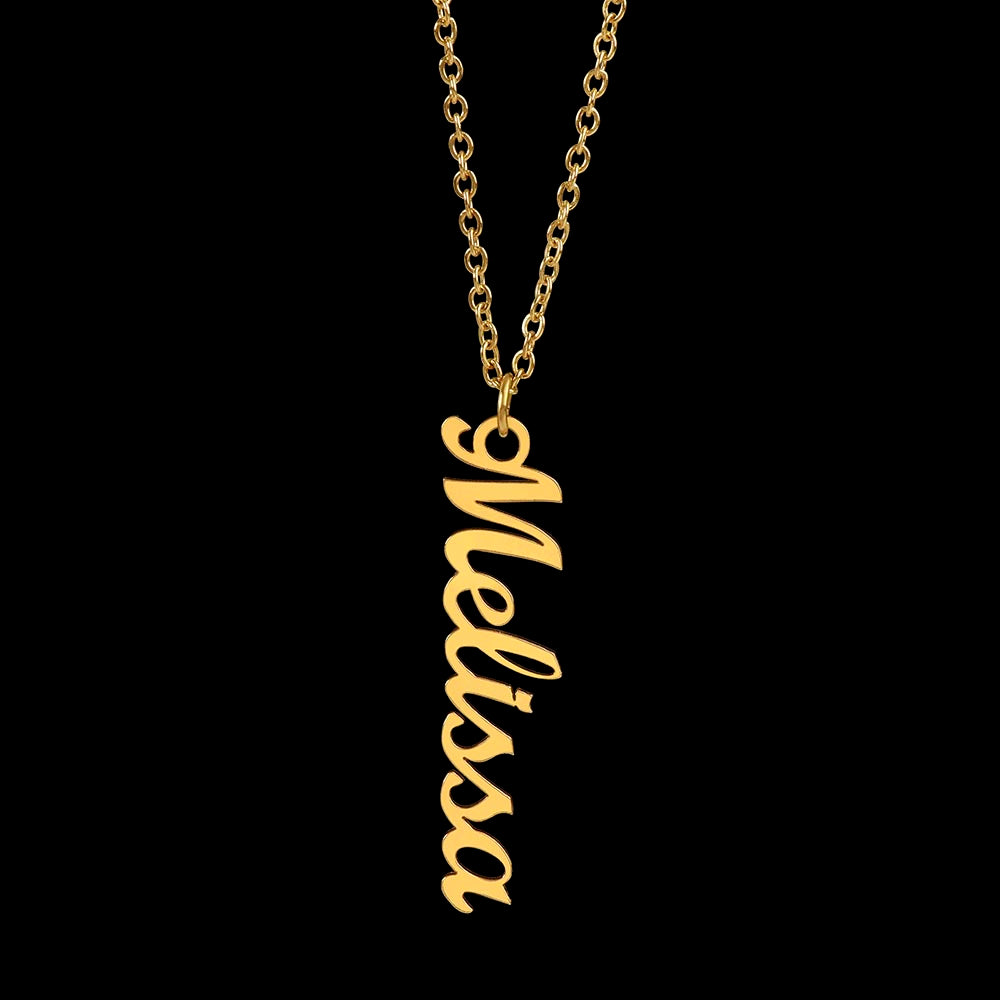 For HER:  CUSTOM Vertical Name Necklace - Option 2