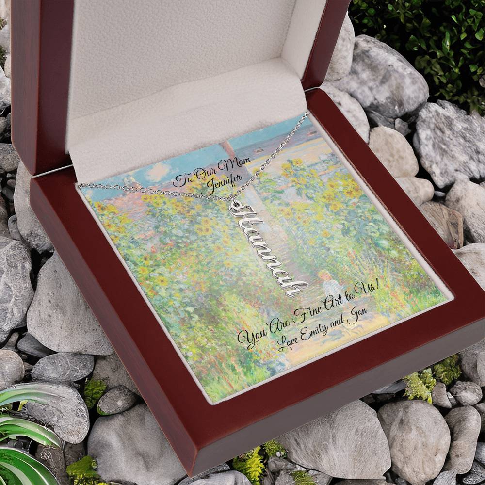 CUSTOM: Multiple Vertical Name Necklace
