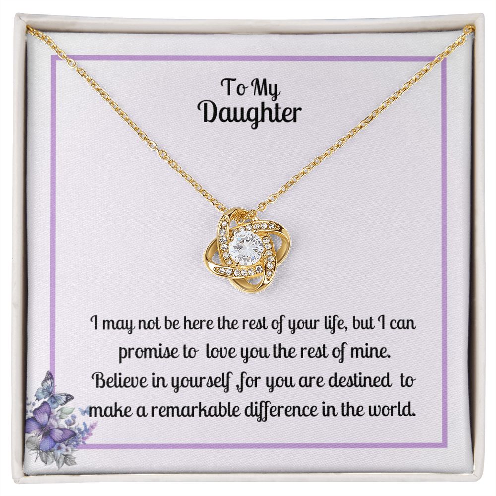 For DAUGHTER: Love Knot Necklace