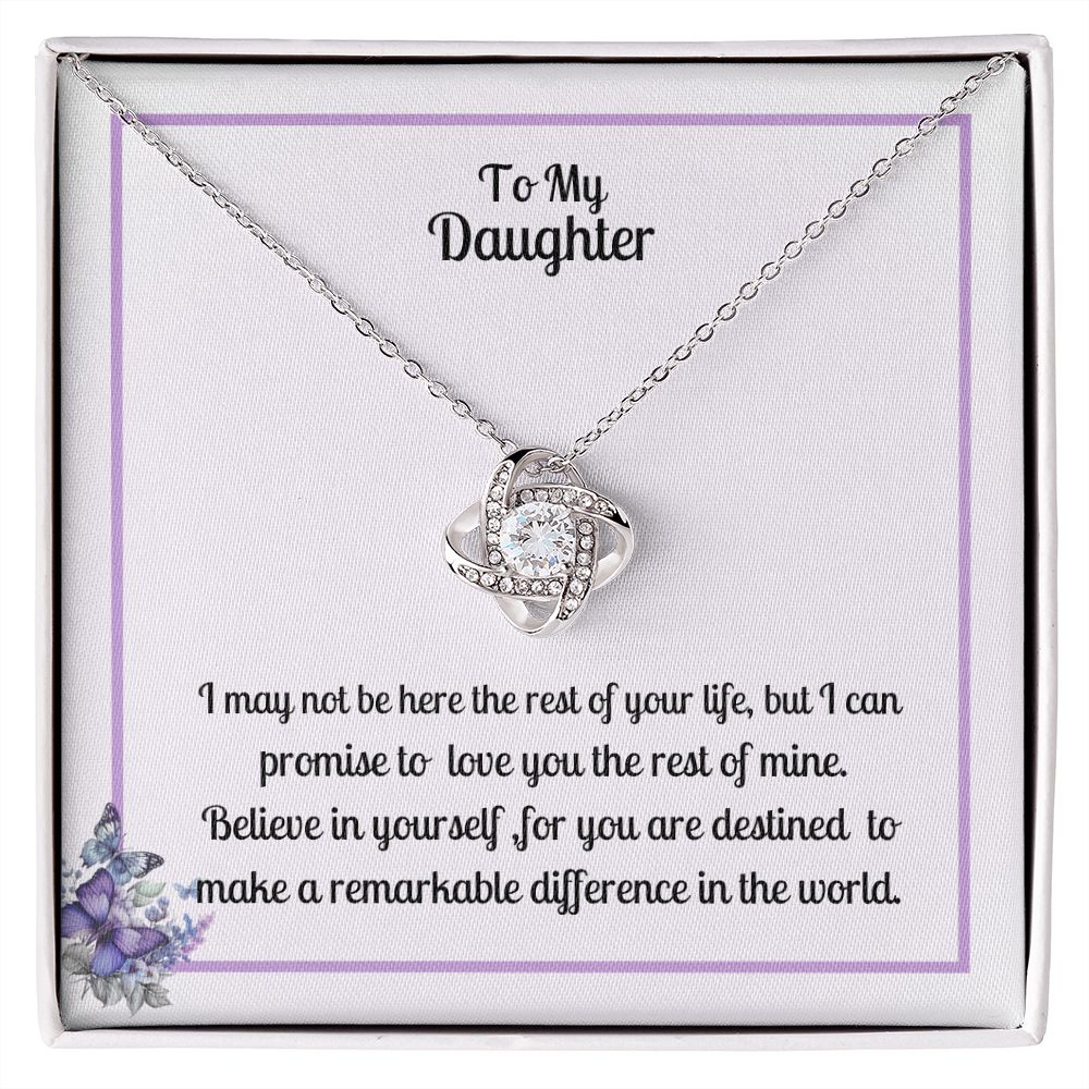 For DAUGHTER: Love Knot Necklace