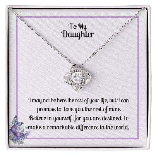 For DAUGHTER: Love Knot Necklace