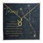 For The STYLEFLUENCER: Zodiac Symbol Necklace (Taurus)