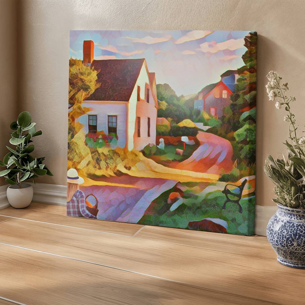 For FAMILY: Gallery  Wrapped  Canvas  "Country Dream"