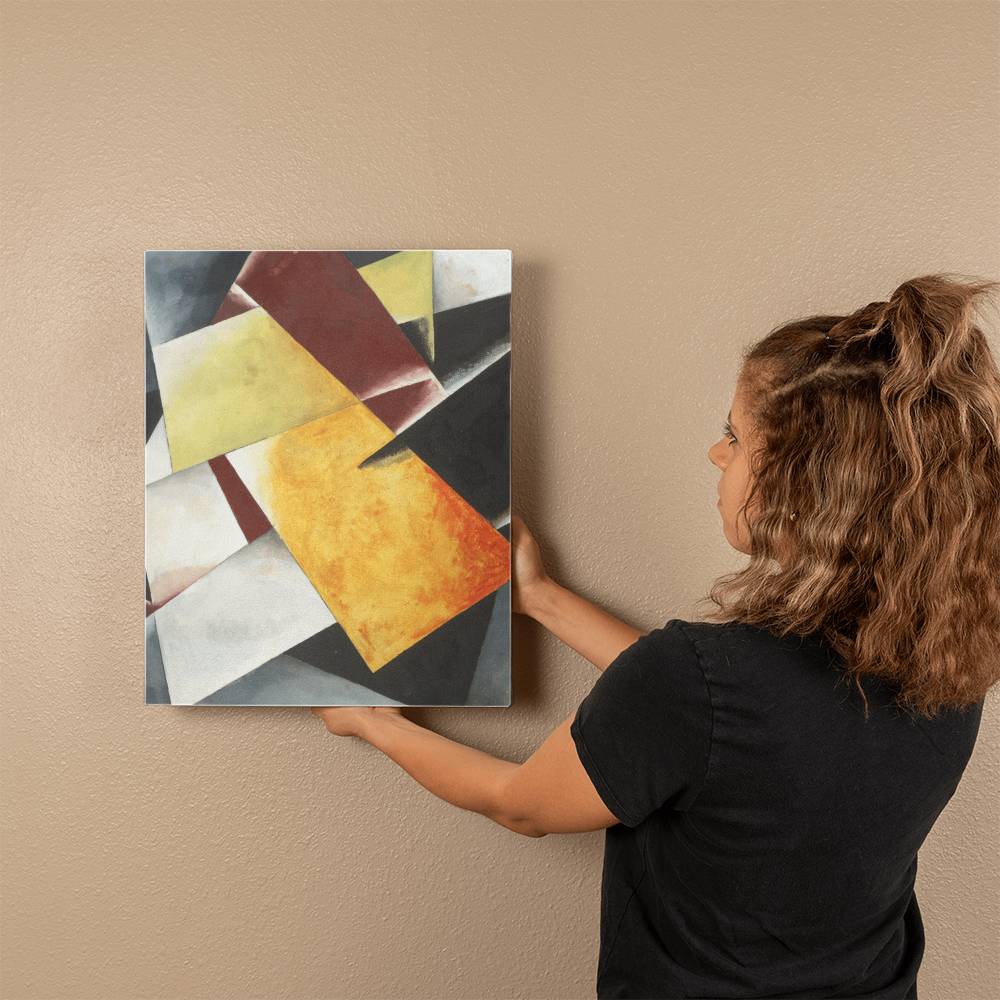 For FAMILY: Gallery Wrapped Canvas "Painterly Architectonic"